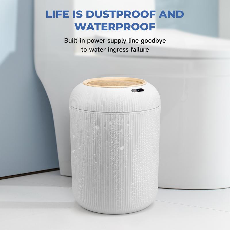 Smart Induction Waterproof Trash Can