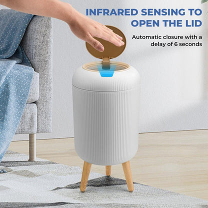Smart Induction Waterproof Trash Can