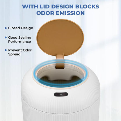 Smart Induction Waterproof Trash Can
