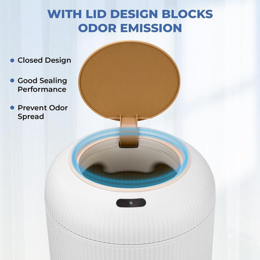 Smart Induction Waterproof Trash Can